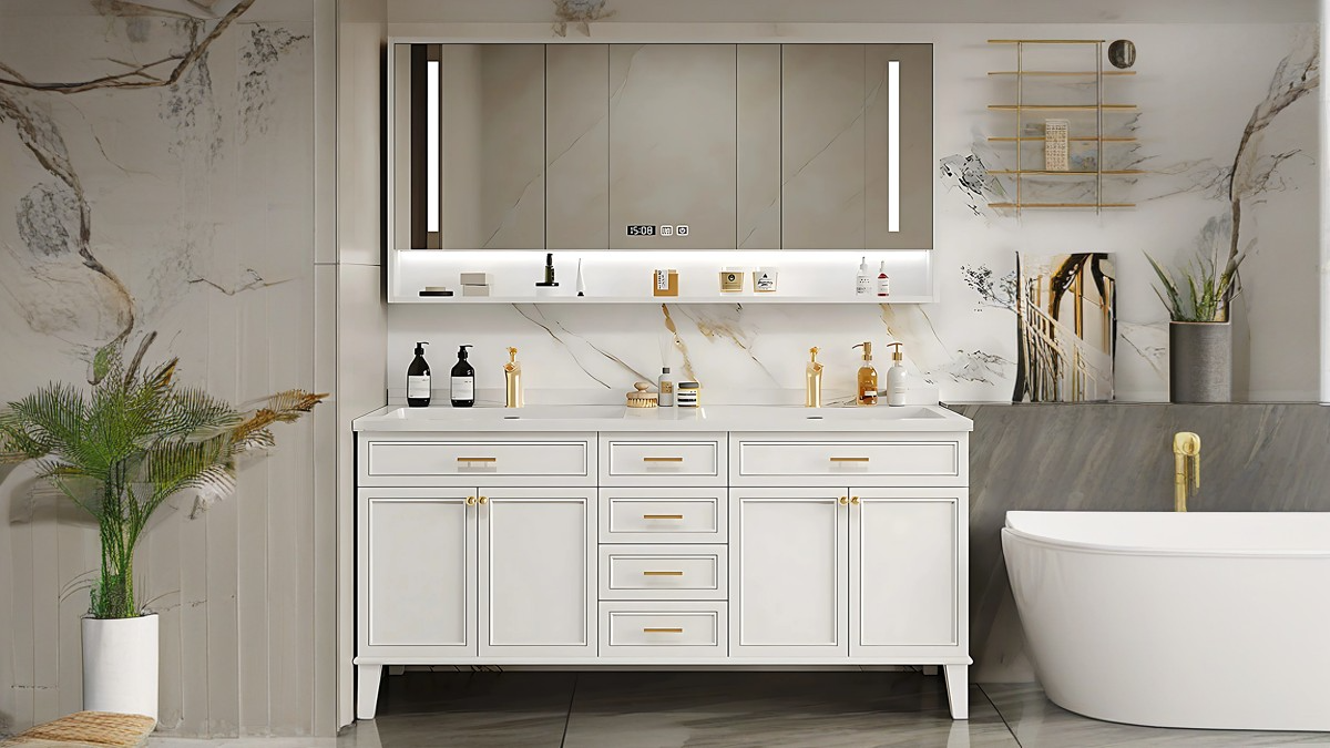Modern bathroom vanity