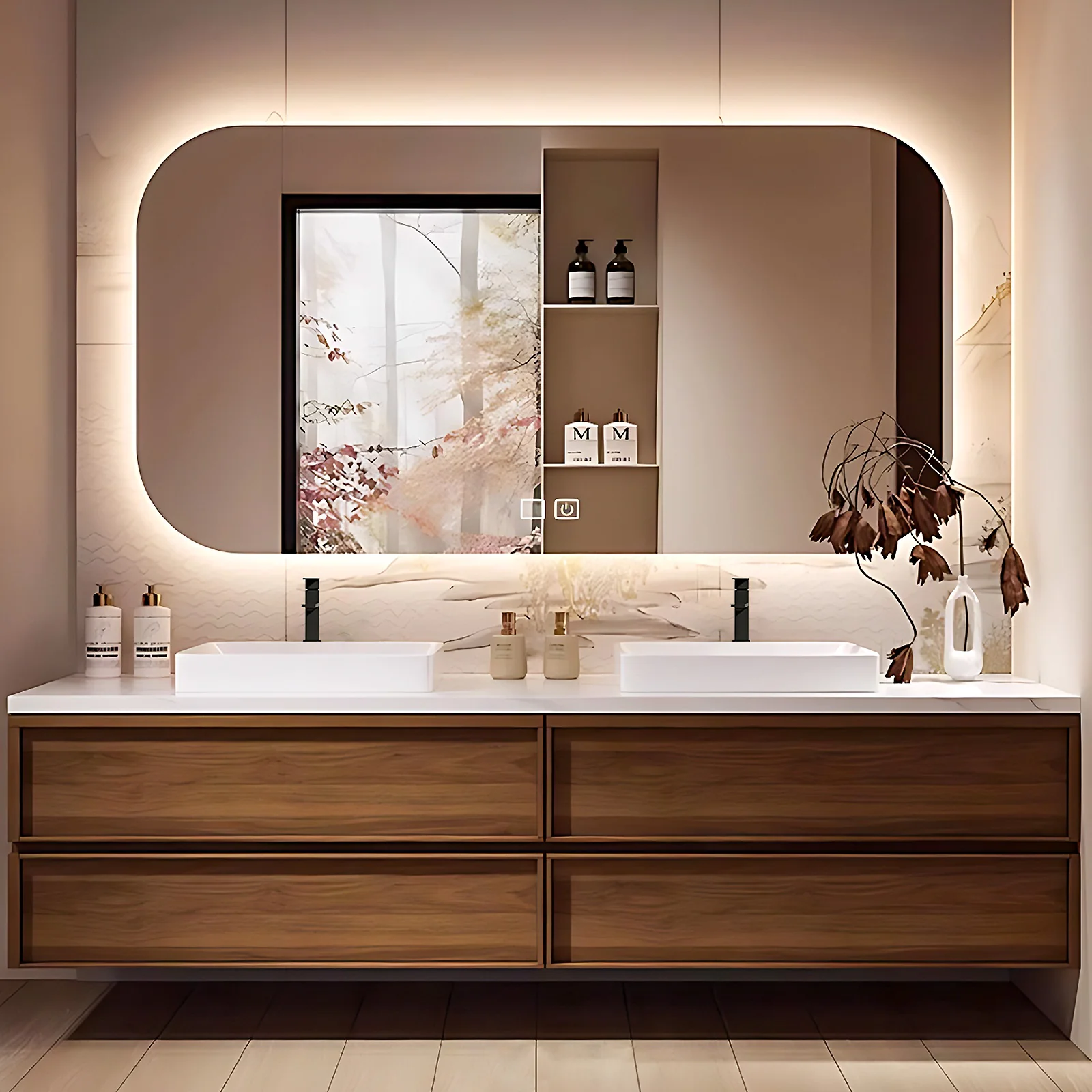 Bathroom vanity and mirror ideas