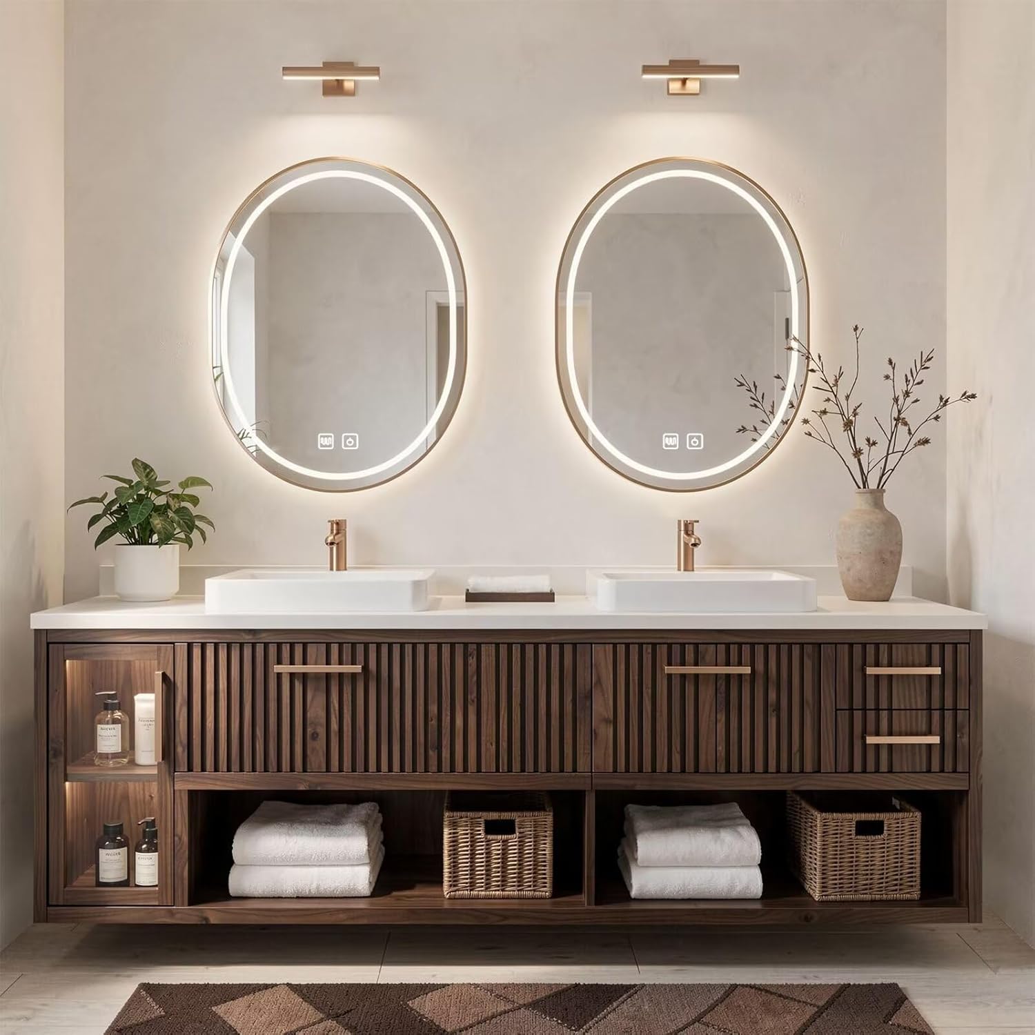 A Guide to Two Popular Modern Double Sink Bathroom Vanity Styles