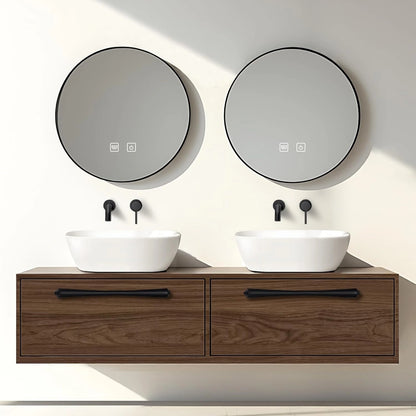 60” - 78” Cozy Elegant Bathroom Vanity  Includes Modern Log Cabinet