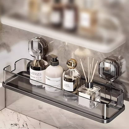 （Can only be shipped together with the bathroom vanity）Suction Cup Storage Rack for Bathroom