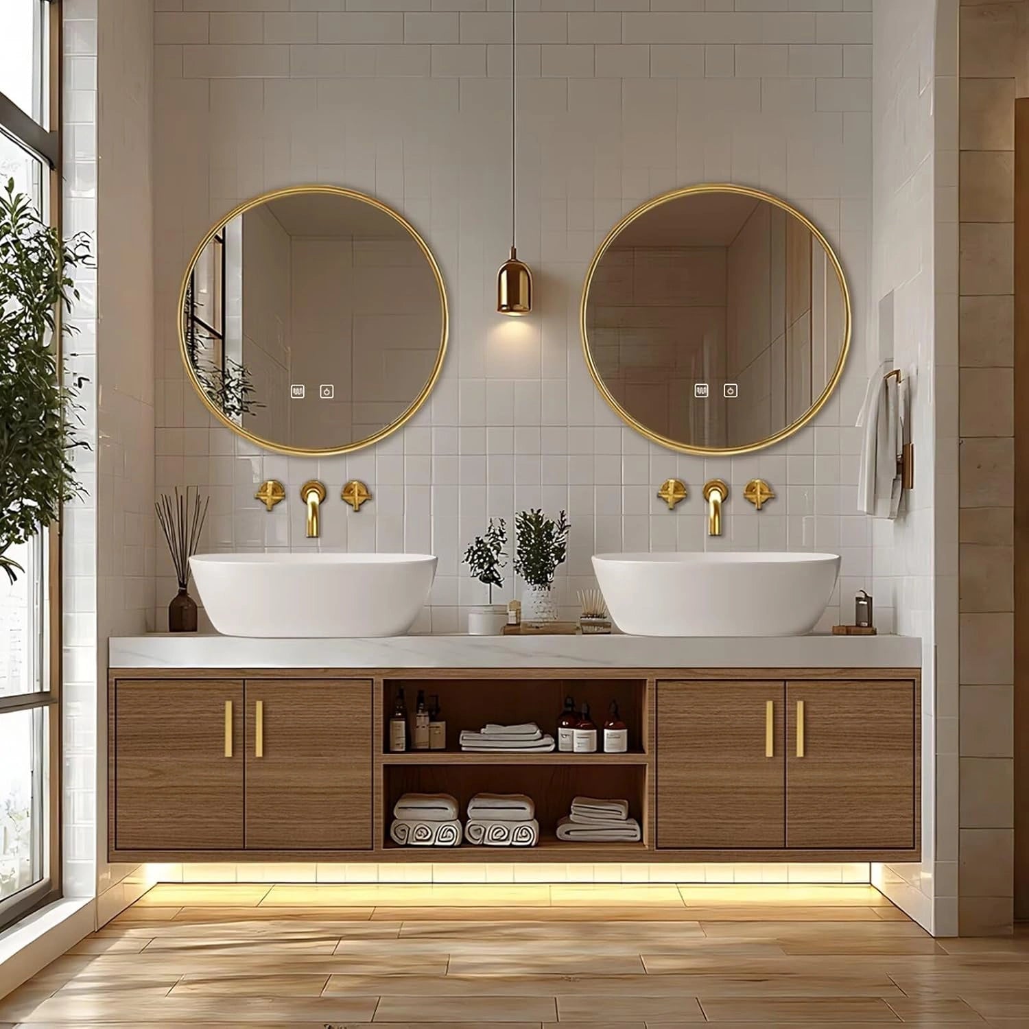 60” - 96” Exquisite Bathroom Vanity Includes Modern Premium Style