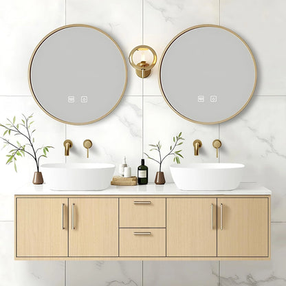 60” - 84” Log Modern Bathroom Vanity Includes Log Cabinet & Drawer Combination Cabinet