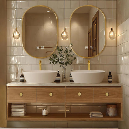 68” - 92” Retro Exquisite Bathroom Vanity Includes Above Counter Sink