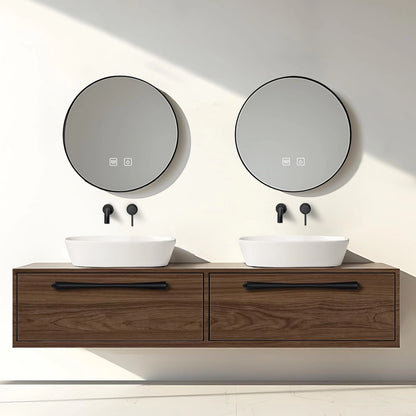 60” - 78” Cozy Elegant Bathroom Vanity  Includes Modern Log Cabinet
