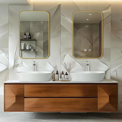 68” - 96” Modern Art Bathroom Vanity Includes Solid Wood Cabinet