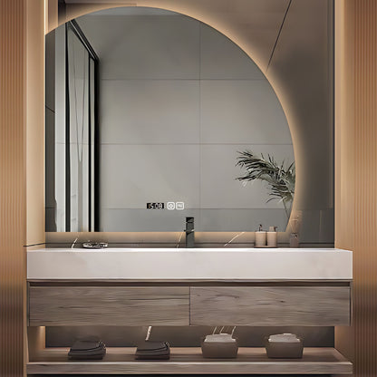SALE 52" Solid Wood Bathroom Vanity Set with Integrated Sink and Intelligent Mirror