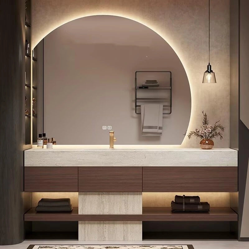 56” - 68” Modern Exquisite Bathroom Vanity Includes Modular Combination Design