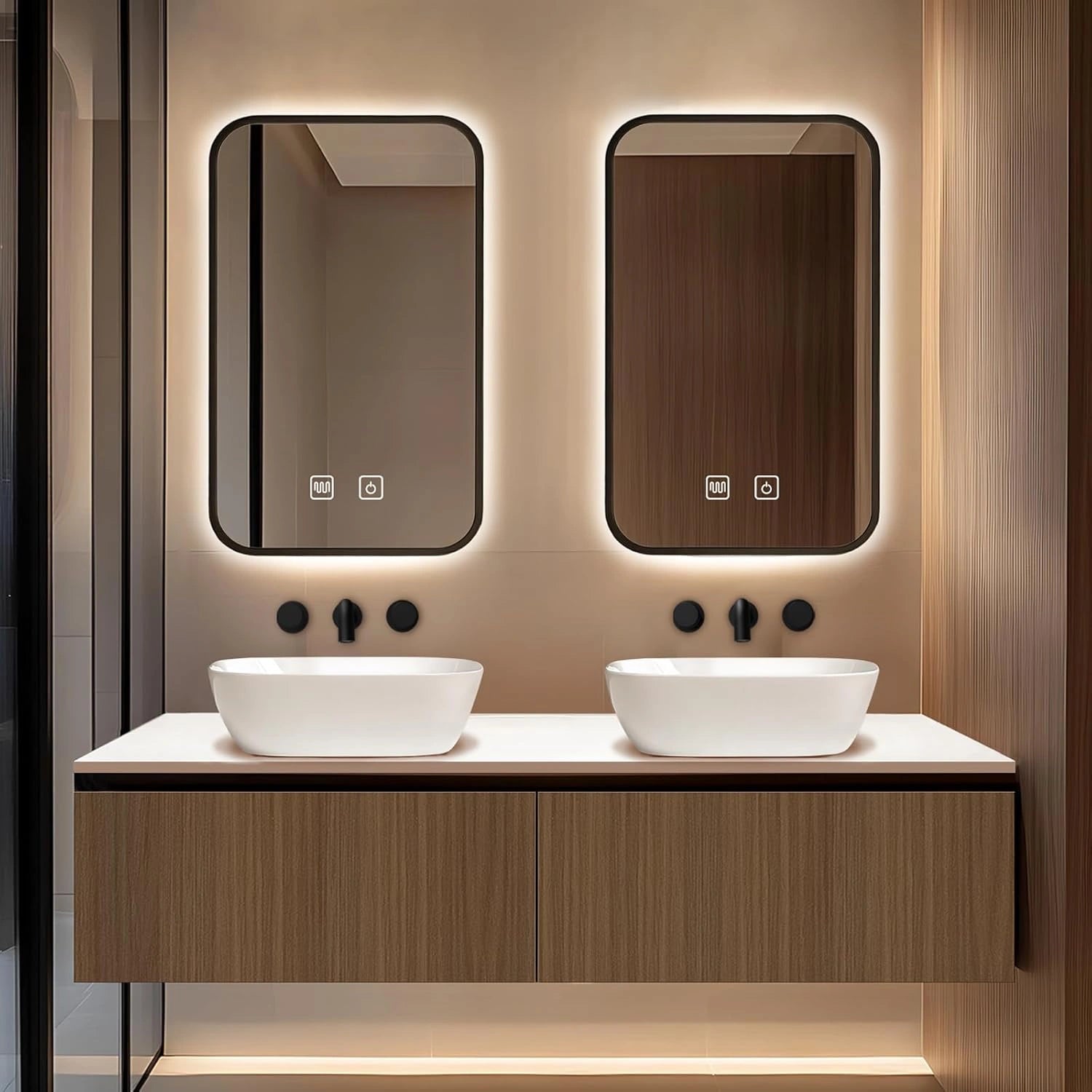 60” - 78” Simple Exquisite Bathroom Vanity Includes Thoughtful Details