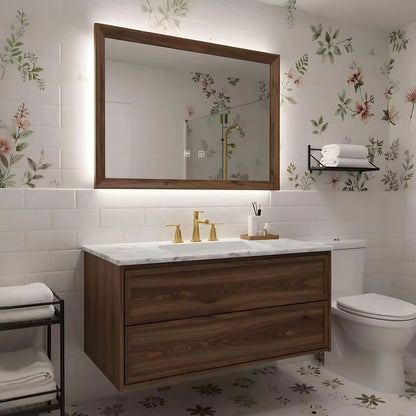 36” - 64” Modern American Bathroom Vanity with Smart Defogging Mirror