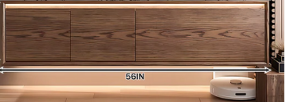 48"- 72" Floating Bathroom Vanity Set–Solid Wood & LED Lighting