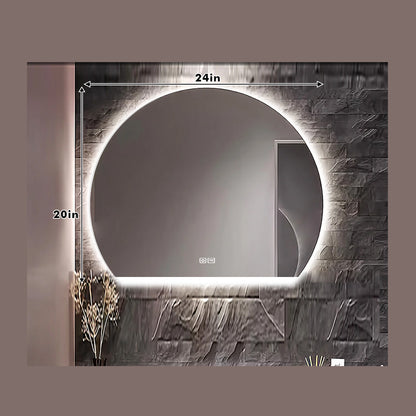 52"- 72" Wall Mounted Bathroom Vanity Set with Smart Mirror & Double Ceramic Sink