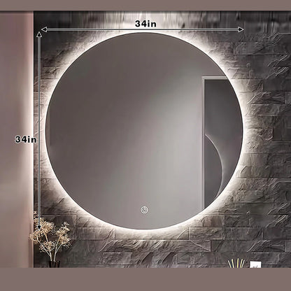 52"- 72" Wall Mounted Bathroom Vanity Set with Smart Mirror & Double Ceramic Sink