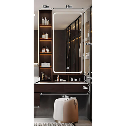 44‘’-60‘’ Bathroom Cabinet Set with Separate Vanity