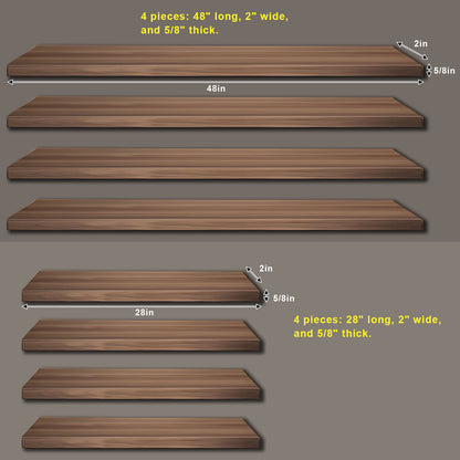 40"- 72" Floating Bathroom Vanity Set with Single Sink and Smart Mirror Cabinet