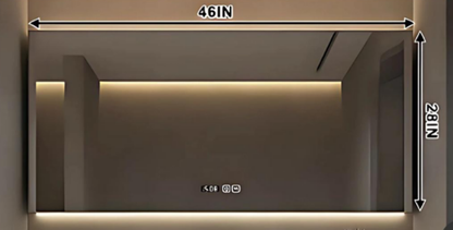 40"- 72" Floating Bathroom Vanity Set with Single Sink and Smart Mirror Cabinet