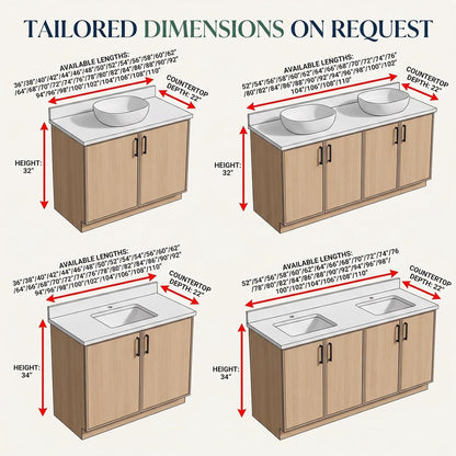 52‘’-110‘’ Floating Bathroom Vanity with Woven Door,Woven Rattan Detail