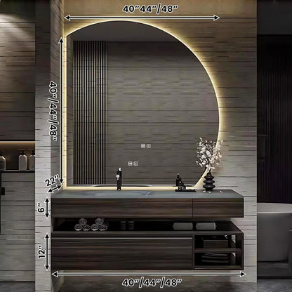 40” – 60” Modern Bathroom Vanity Includes Solid Wood Drawer Storage Cabinet