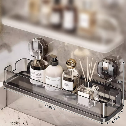 （Can only be shipped together with the bathroom vanity）Suction Cup Storage Rack for Bathroom