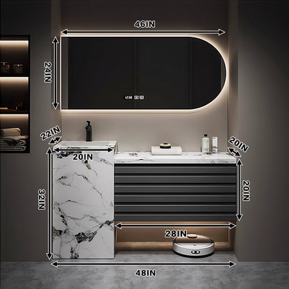 36“-80” Modern stylish bath vanity big smart mirror