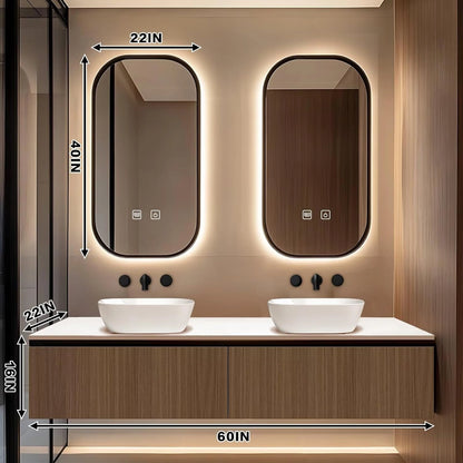 60” - 78” Simple Exquisite Bathroom Vanity Includes Thoughtful Details