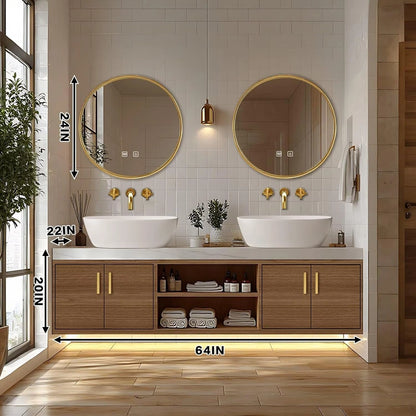 60” - 96” Exquisite Bathroom Vanity Includes Modern Premium Style