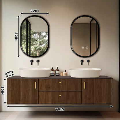 60” - 78” Simple Fashion Bathroom Vanity with Above Counter Sink