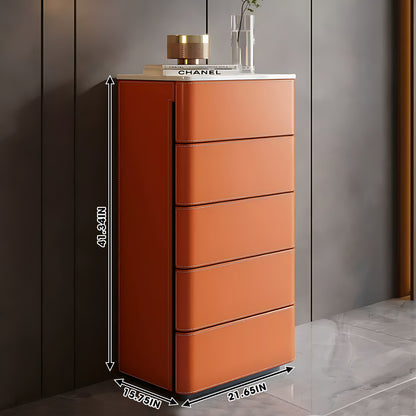 Orange Drawer Dresser Closet Island