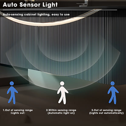 36"- 60" Floating Bath Cabinet Set with Single Sink and Defogged Mirror