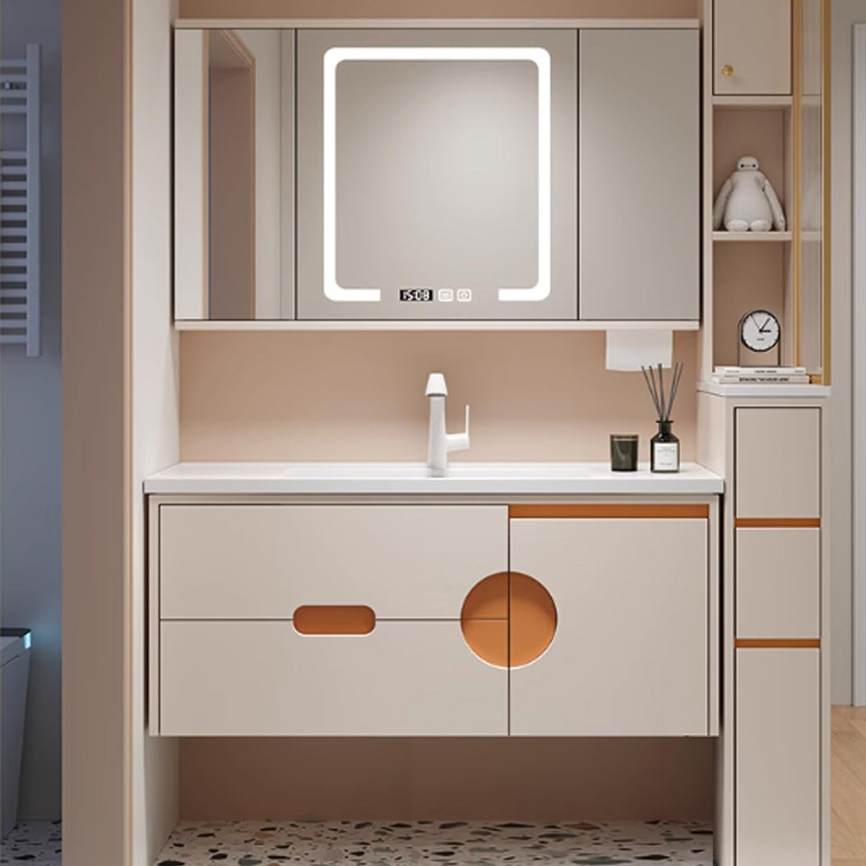 Orange Bathroom Vanity Set