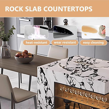 87” - 98” Modern White Kitchen Island Includes Open Lattice & Track Socket (No Chair)
