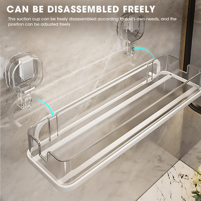 （Can only be shipped together with the bathroom vanity）Suction Cup Storage Rack for Bathroom