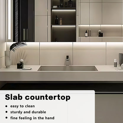36"- 64" Single Sink Wall Mounted Bathroom Vanity Set with Smart LED Mirror