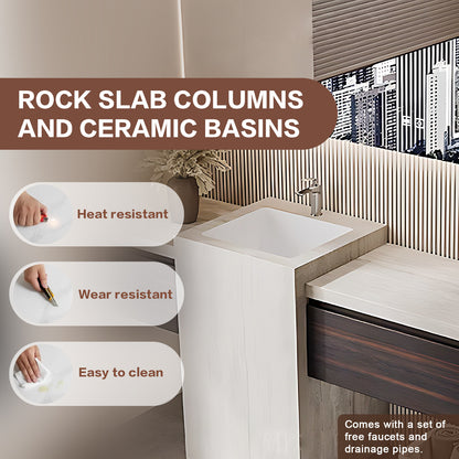 56"-80" Modern stylish bath vanity big smart mirror solid wood waterproof material