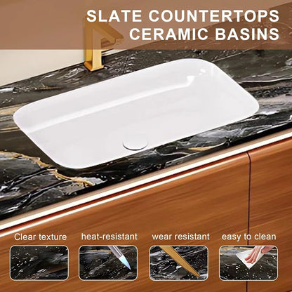 40" - 64" New Chinese Bathroom Vanity Includes Brown Solid Wood Cabinet
