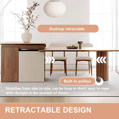 79” - 94” Diagonal Striped Kitchen Island Includes Cylindrical Base (No Chair)