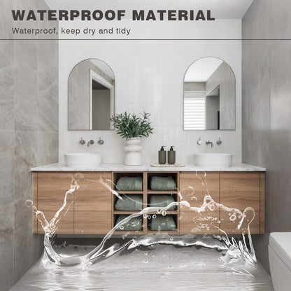 60“ - 78” Luxury Wooden Double Basin Bathroom vanity