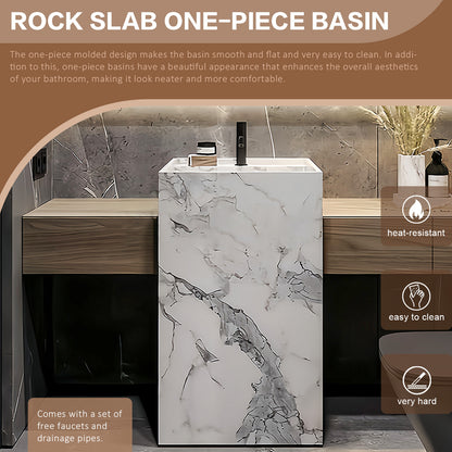 52"- 72" Freestanding Single Sink With Smart Led Mirror