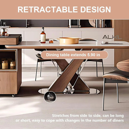 83” - 98” Modern Luxury Kitchen Island Includes Unique Base Design (No Chair)