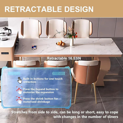 79” Brown Modern Kitchen Island Includes Open Shelf & Integrated Sink (No Chair)