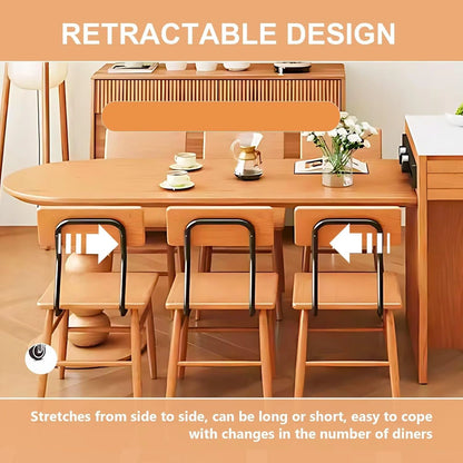 75” - 81” Unique Log Kitchen Island Includes Shaped Table Leg Design (No Chair)