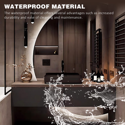 40"- 60" Modern Luxury Bathroom Vanity Set with Vessel Sink and Round Mirror