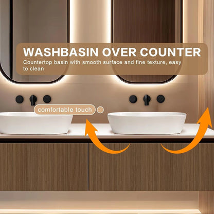 60” - 78” Simple Exquisite Bathroom Vanity Includes Thoughtful Details