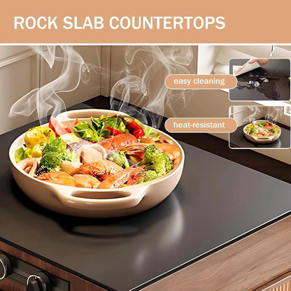 65” - 81” Brown Log Kitchen Island Includes LED Ambient Light (No Chair)