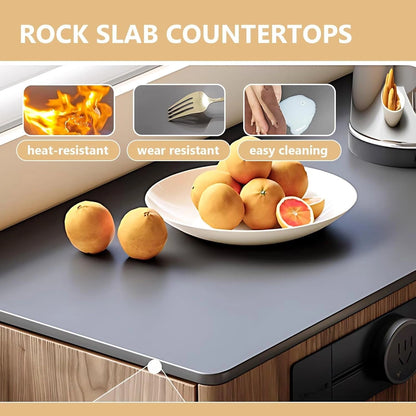 71” - 95” Natural Cozy Kitchen Island with Separable Dining Table (No Chair)