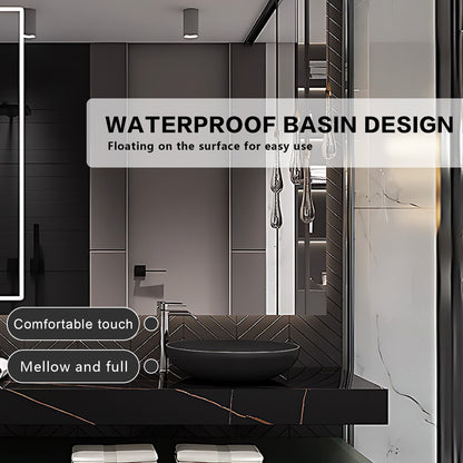 52"- 78" Wall Mounted Single Basin and Sink Open Shelving With Intelligent Mirror