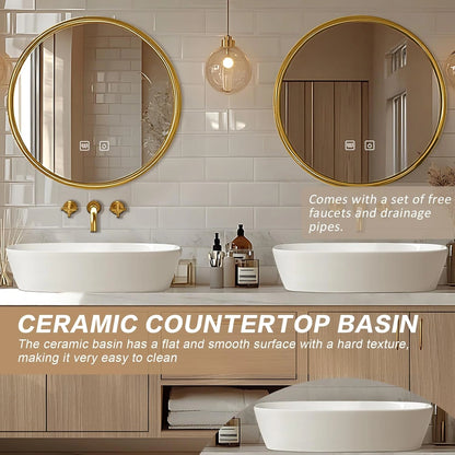 60” – 96” Exquisite Simple Bathroom Vanity Includes Log Cabinet Surface