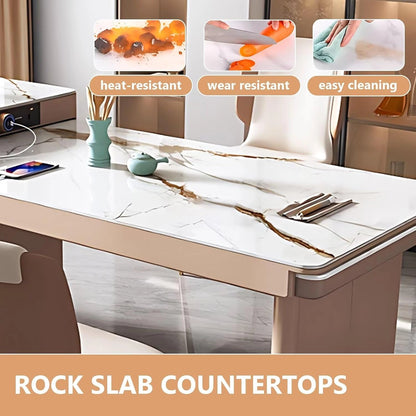 54” Modern Fashion Kitchen Island with Pull-Out Cabinets Includes Pulley Island (No Chair)