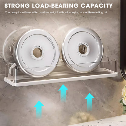 （Can only be shipped together with the bathroom vanity）Suction Cup Storage Rack for Bathroom