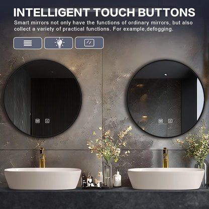 60” - 78” Sophisticated Bathroom Vanity with Symmetrical Gold Line Storage Cabinet